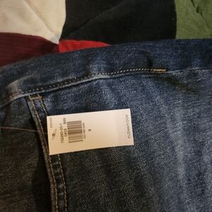 Old Navy Medium Blue Boyfriend Jeans with Contrasting Stitching